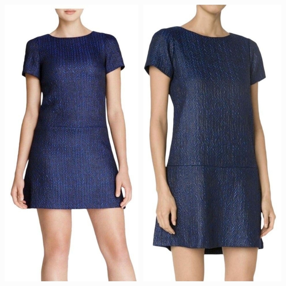 Alice + Olivia Blue Mini Dress